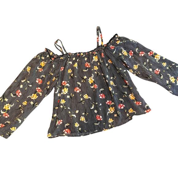 Takara Top Blouse Women’s Large Flowy Lightweight Floral Resort Wear Feminine - Picture 15 of 15